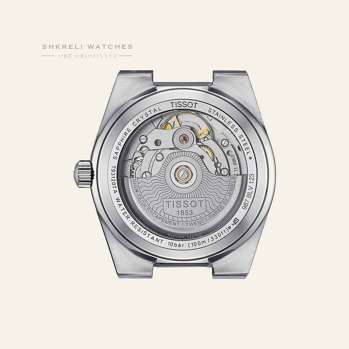 Tissot PRX Gold Bezel 35mm — pamja 2 | Shkreli Watches