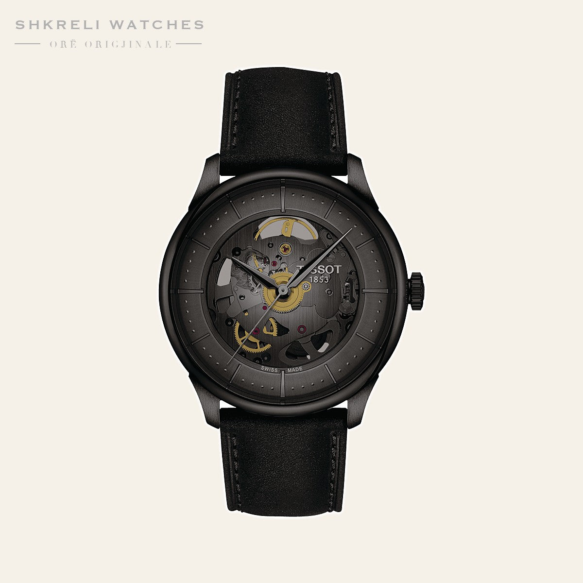 Tissot Chemin Des Tourelles Skeleton — pamja 4 | Shkreli Watches