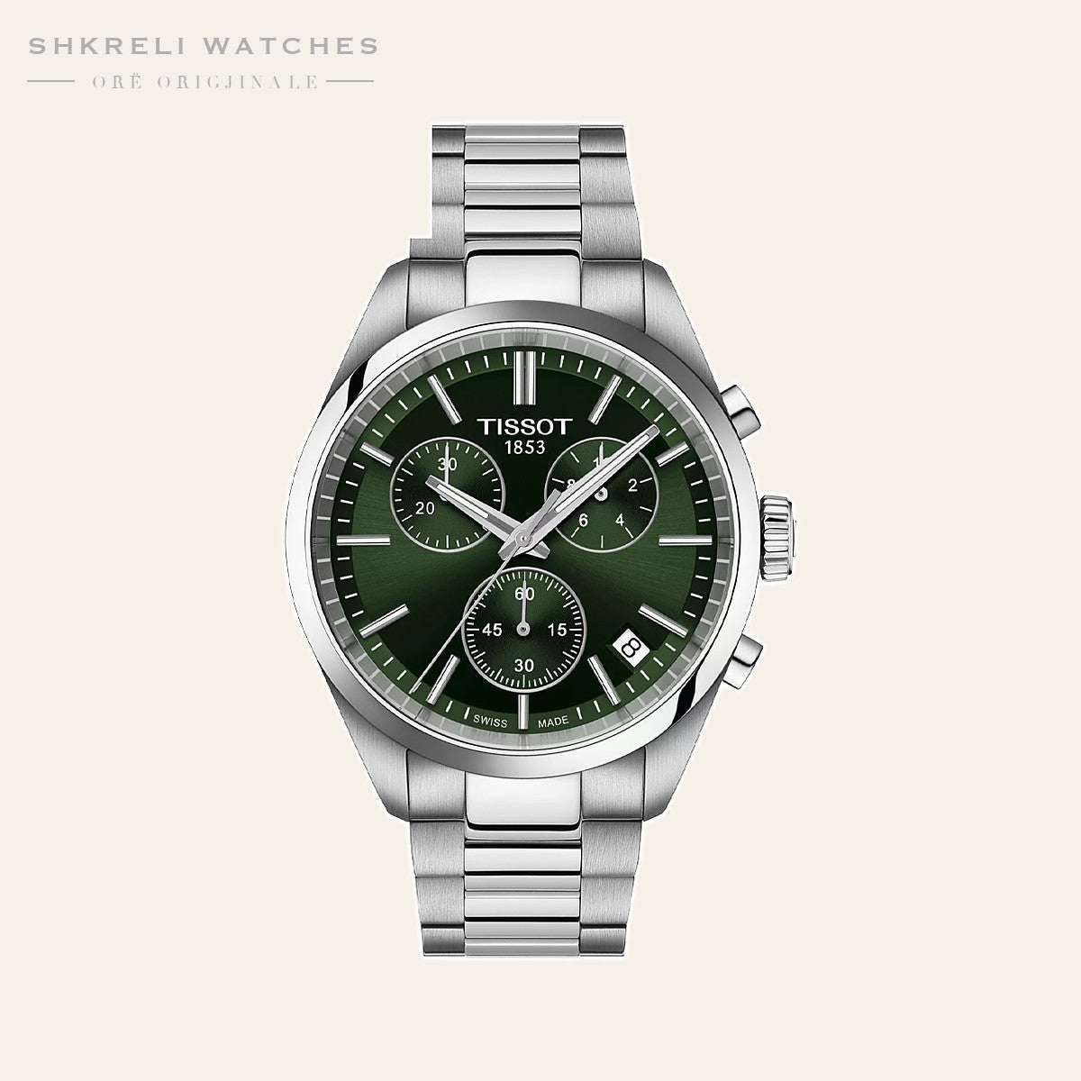 Tissot PR Chronograph — pamja 3 | Shkreli Watches