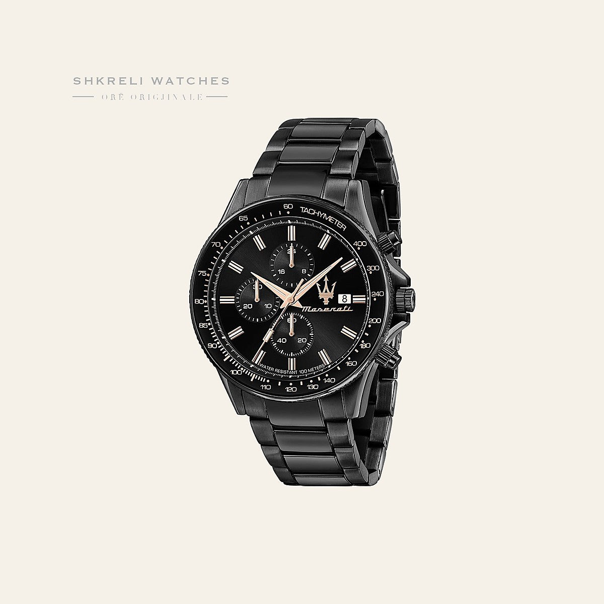 Maserati Klasike për Meshkuj — E zezë — Maserati | Shkreli Watches