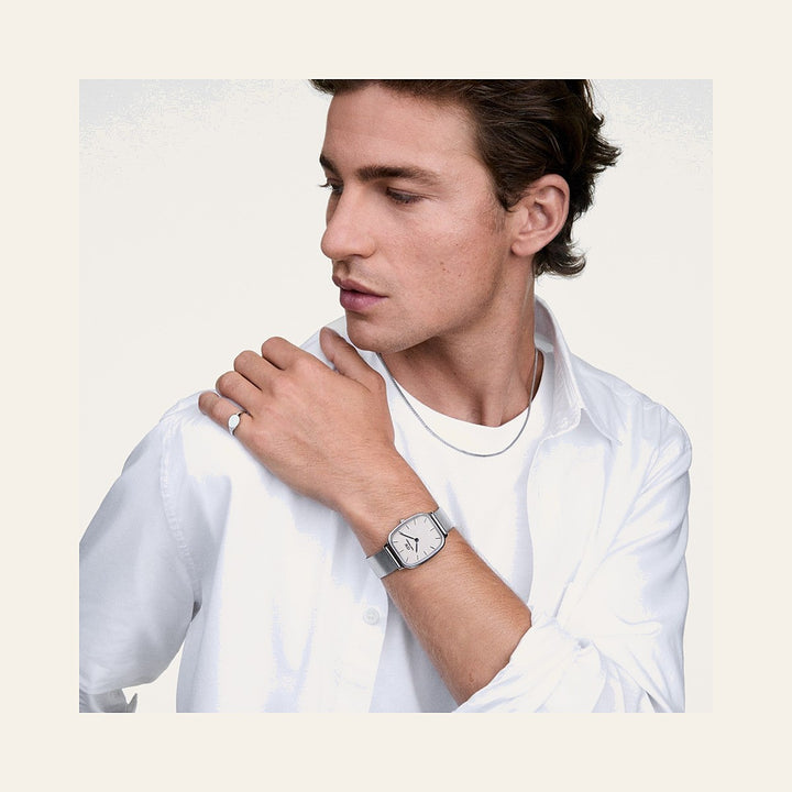 Daniel Wellington Marlon Wire Linen Silver