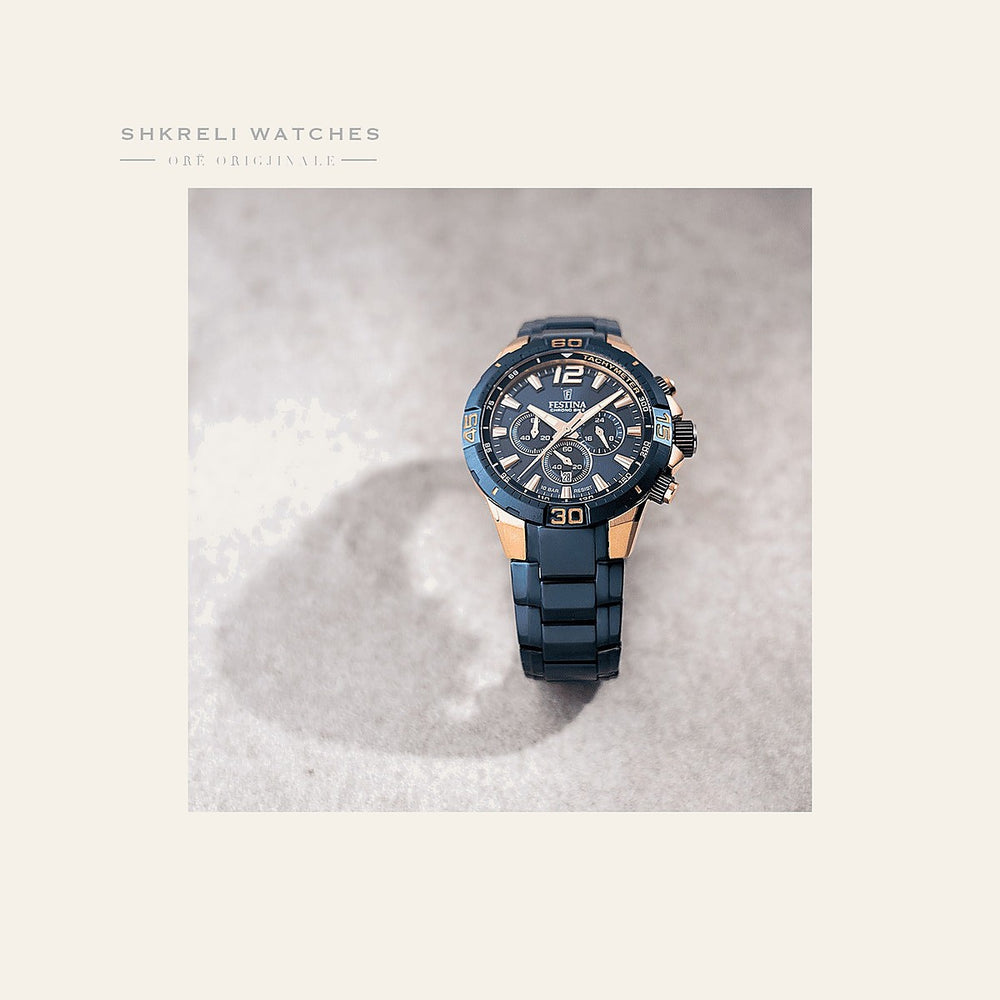 Festina Klasike — Blu e errët — pamja 2 | Shkreli Watches