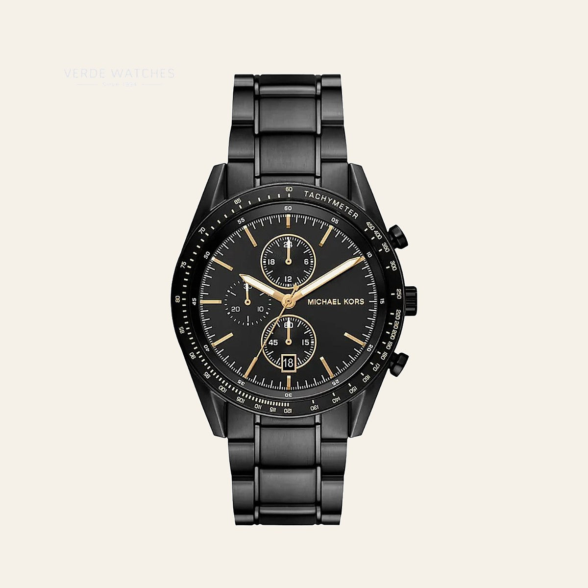 Michael Kors Klasike për Meshkuj — Kafe e errët — pamja 5 | Shkreli Watches