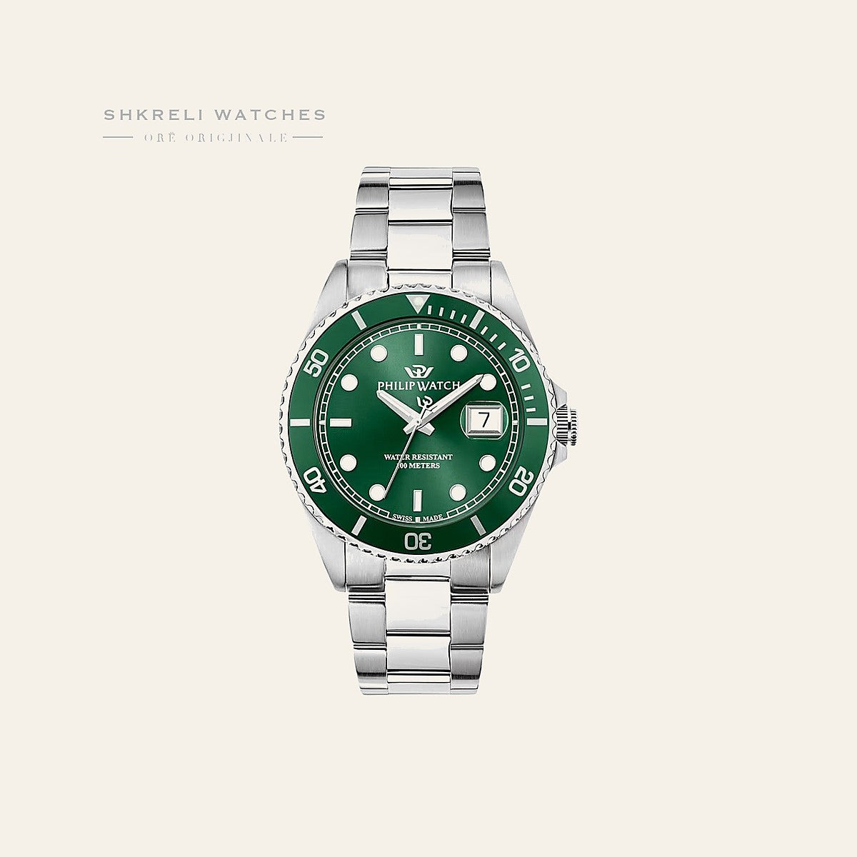 Philip Watch Klasike për Meshkuj — Jeshile — Philip Watch | Shkreli Watches