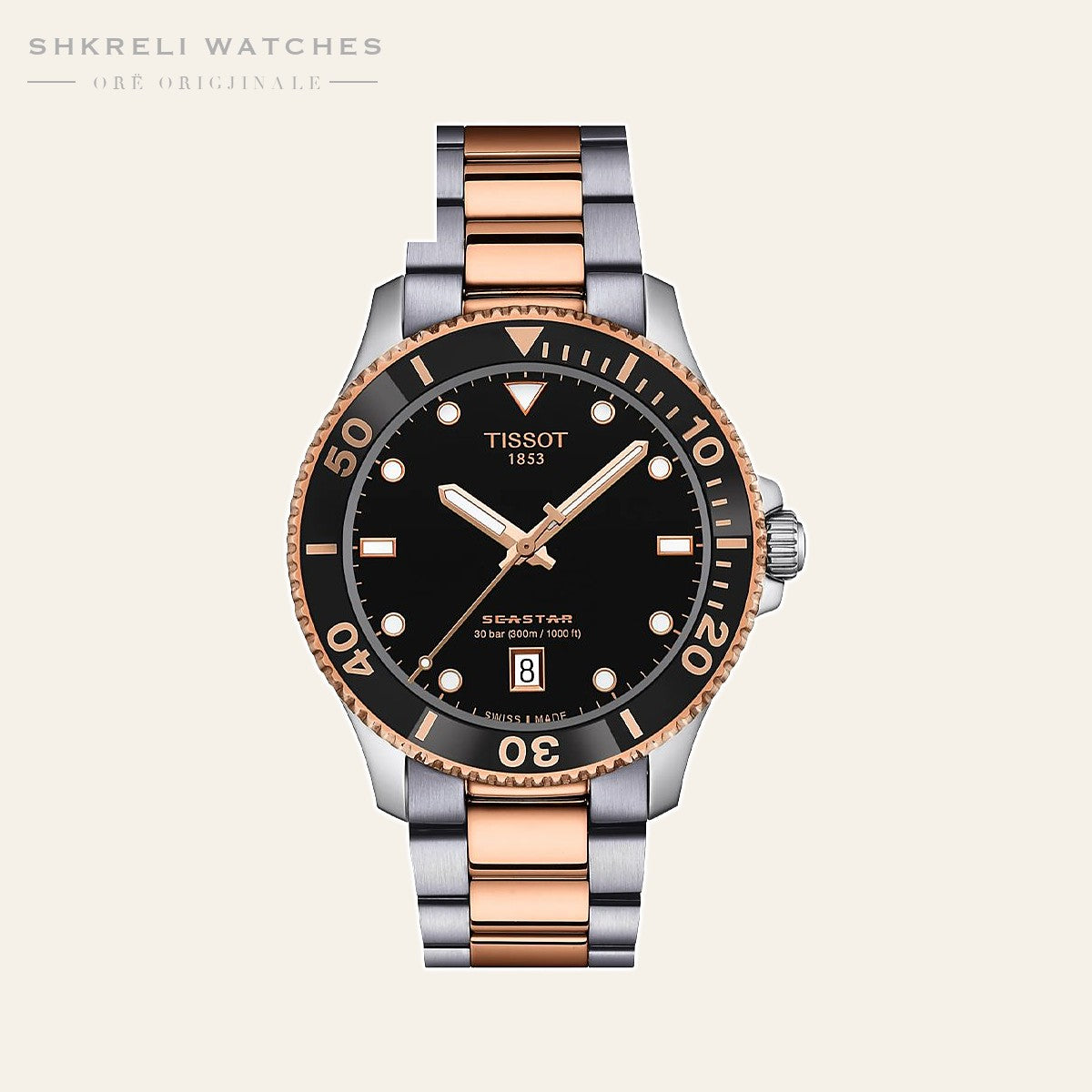 Tissot Seastar Quartz 40mm — pamja 2 | Shkreli Watches