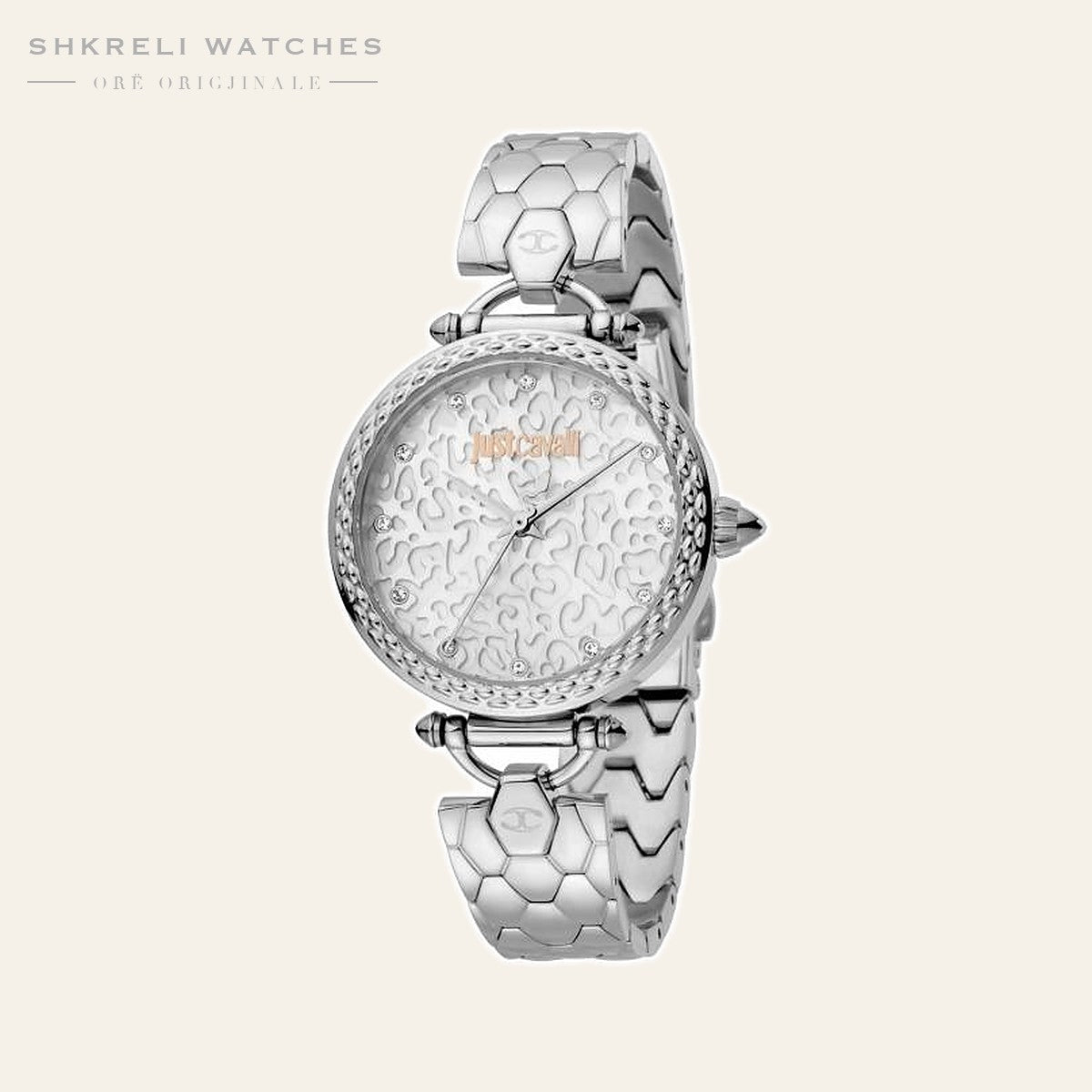 Just Cavalli Klasike për Femra — Argjendi — Just Cavalli | Shkreli Watches