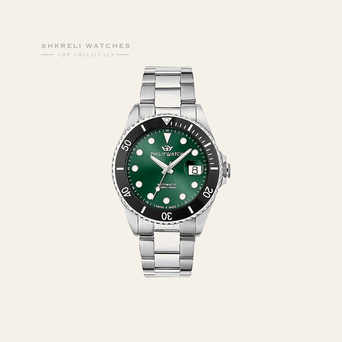 Philip Watch Klasike për Meshkuj — Jeshile — Philip Watch | Shkreli Watches