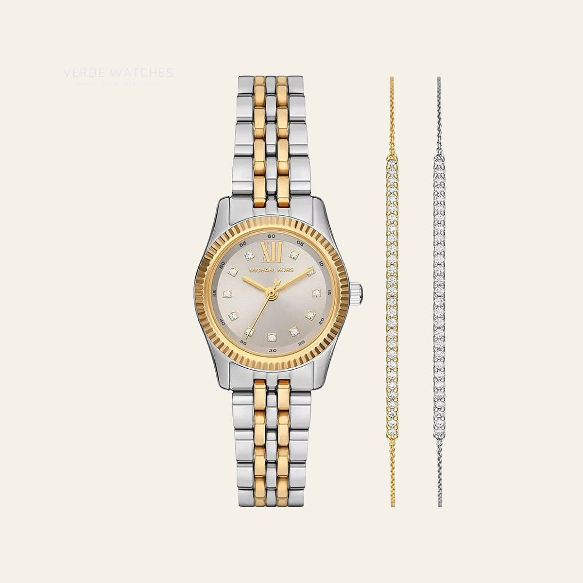 Michael Kors Klasike për Femra — Bezhë — pamja 3 | Shkreli Watches