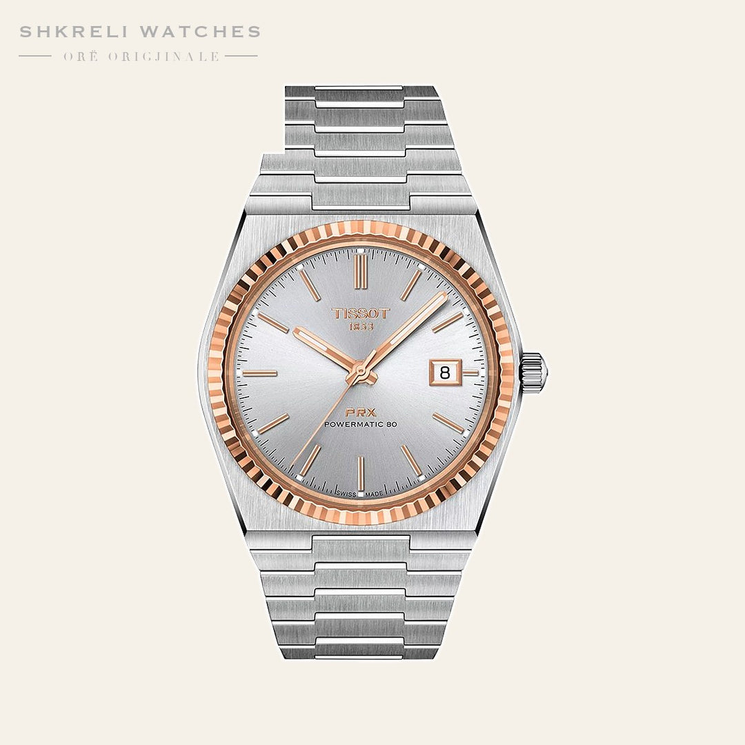 Tissot PRX Powermatic 80 Steel &amp; Gold Bezel 40mm