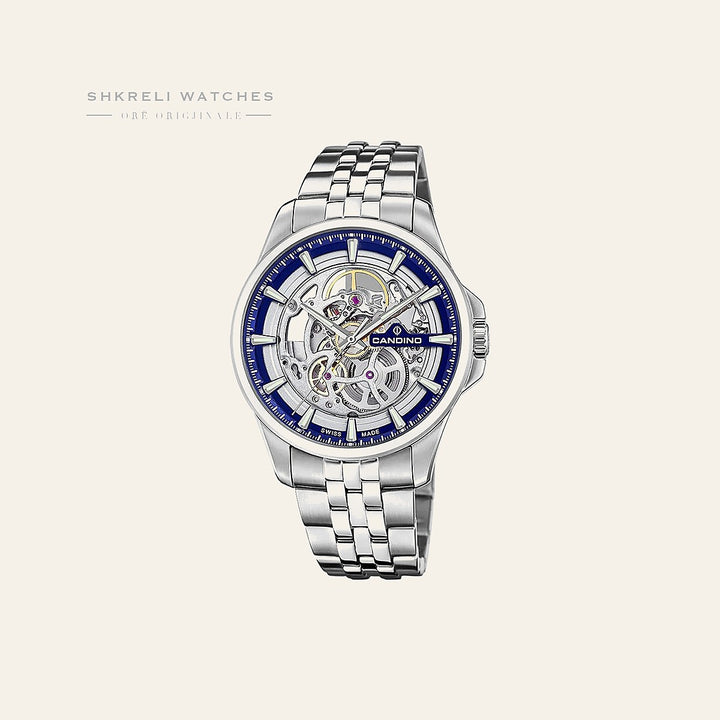 Candino Swiss Black Automatic Stainless Steel
