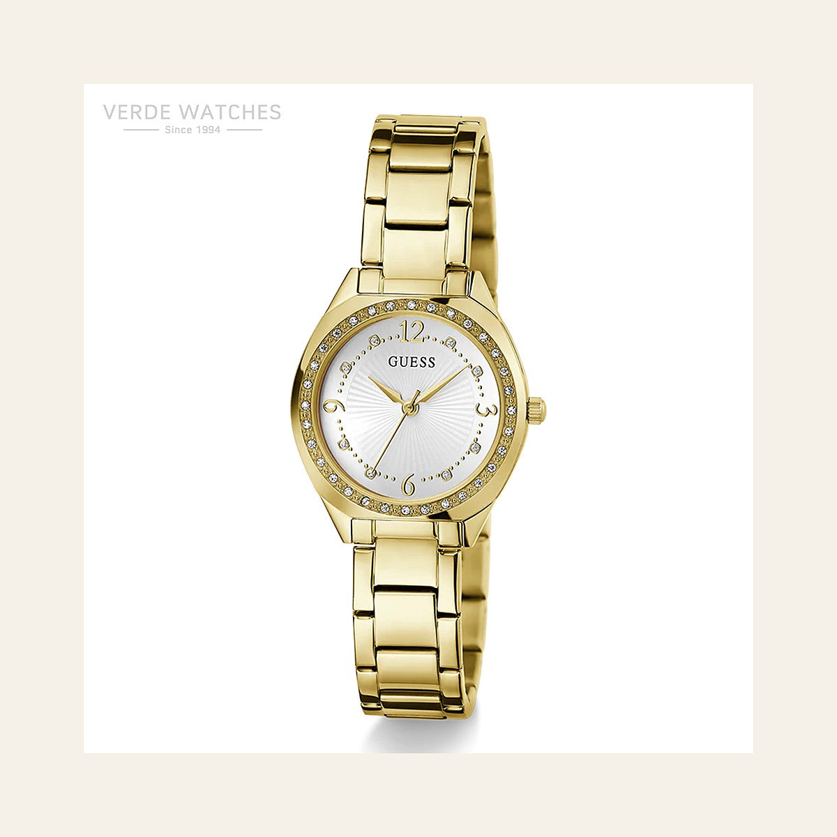 Guess Gold Tone Analog — Guess | Shkreli Watches