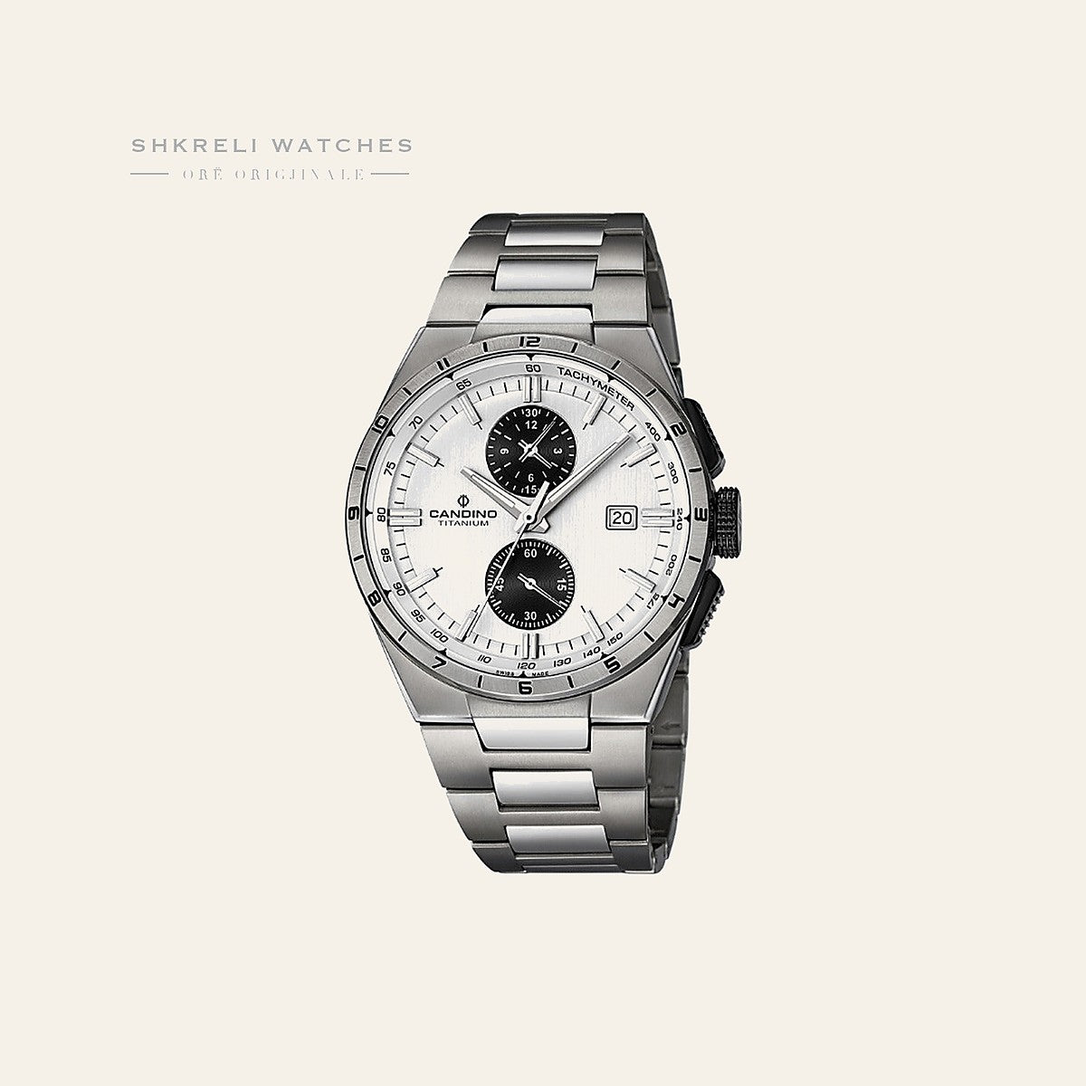 Candino Silver Titanium — Candino | Shkreli Watches