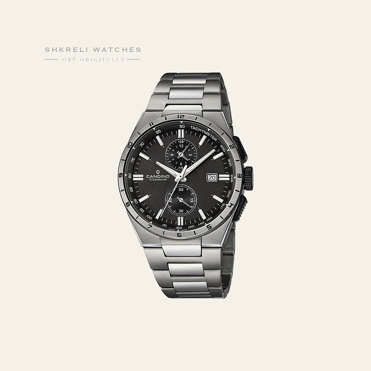 Candino Silver Titanium — pamja 2 | Shkreli Watches