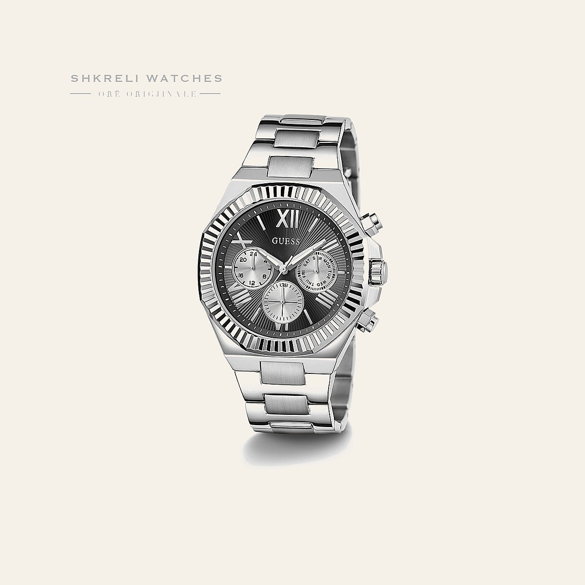 Guess Klasike — Gri — pamja 2 | Shkreli Watches