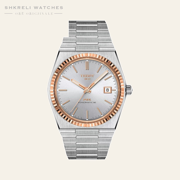 Tissot PRX Powermatic 80 Steel &amp; Gold Bezel 40mm