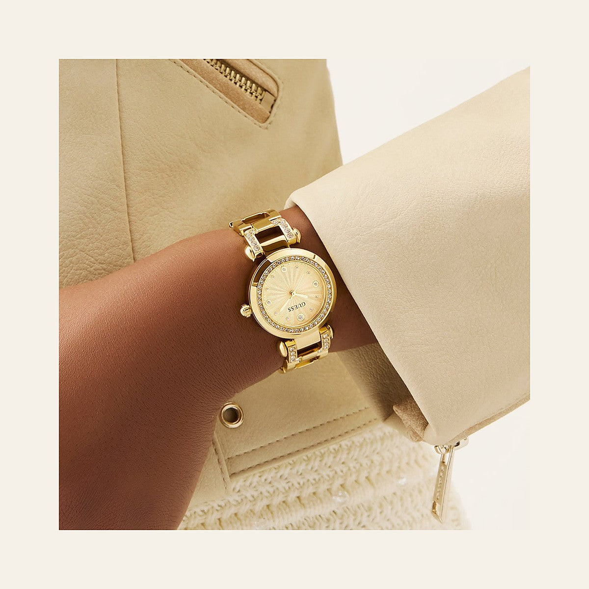 Guess Klasike — Bezhë — pamja 2 | Shkreli Watches