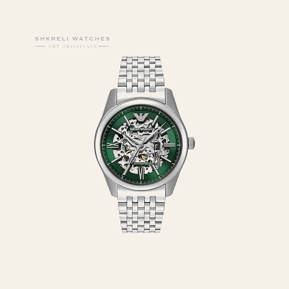 Emporio Armani Mario / Skeleton Automatic — Emporio Armani | Shkreli Watches