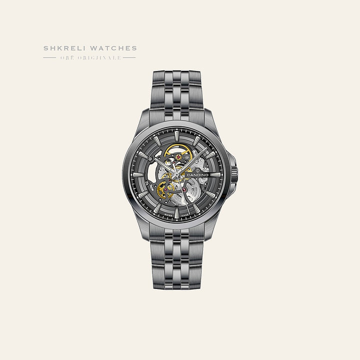 Candino Swiss Black Automatic Stainless Steel
