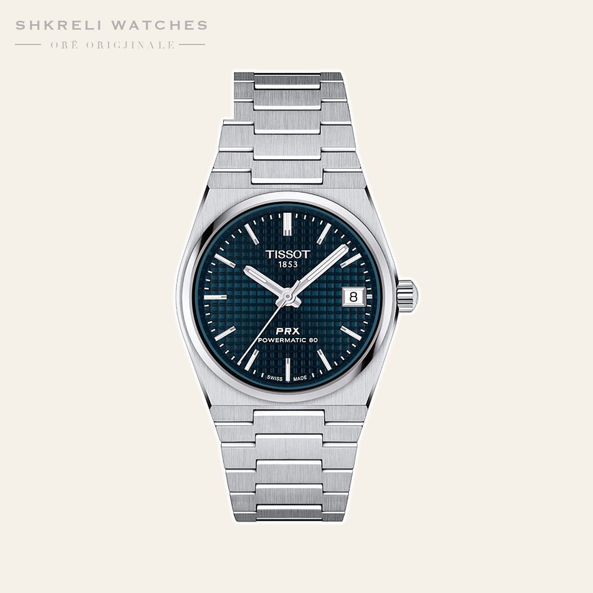 Tissot PRX 35mm Powermatic 80 — pamja 3 | Shkreli Watches