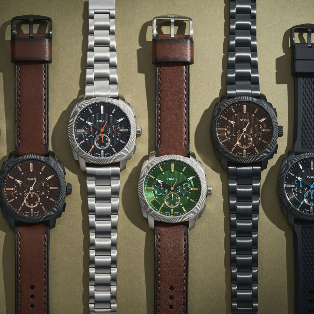 Fossil Machine Chronograph Black Silicone – view 5