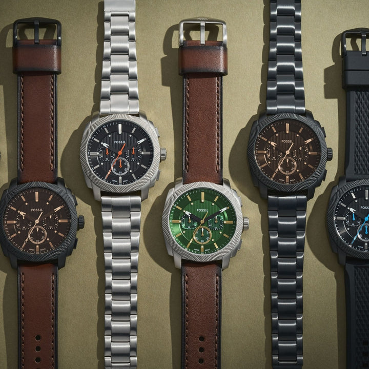 Fossil Machine Chronograph Black Silicone – view 5