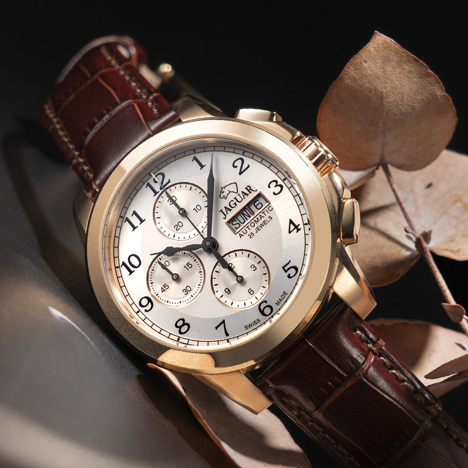 Jaguar Klasike — Bezhë — pamja 4 | Shkreli Watches