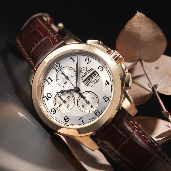 Jaguar Klasike — Bezhë — pamja 4 | Shkreli Watches