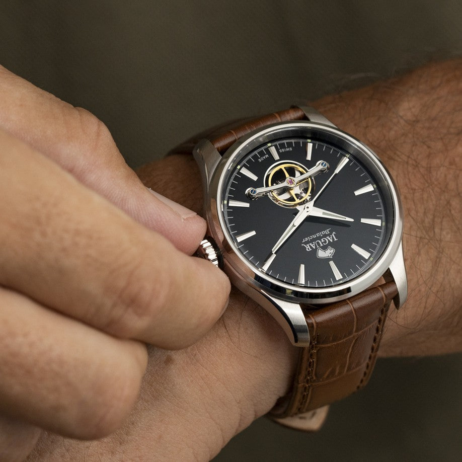 Jaguar Klasike — Kafe e errët — pamja 3 | Shkreli Watches