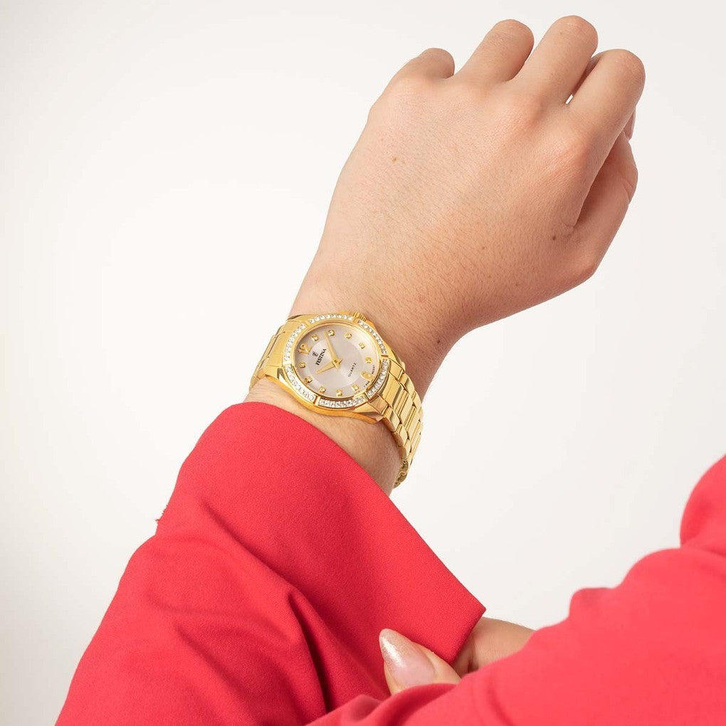 Festina Klassik für Damen — Beige