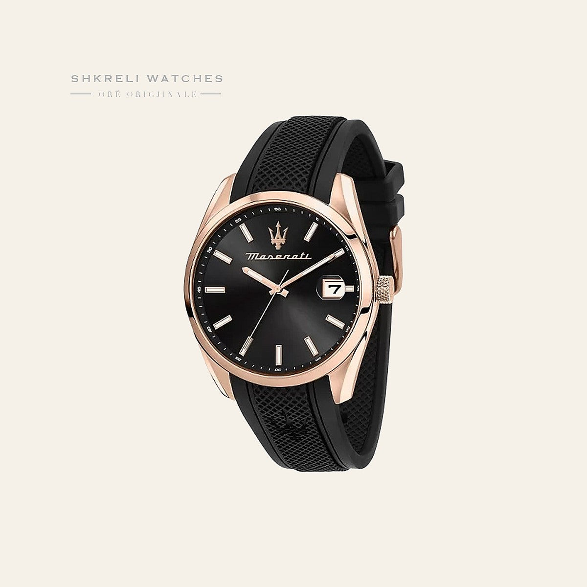 Maserati Klasike — Kafe e errët — Maserati | Shkreli Watches
