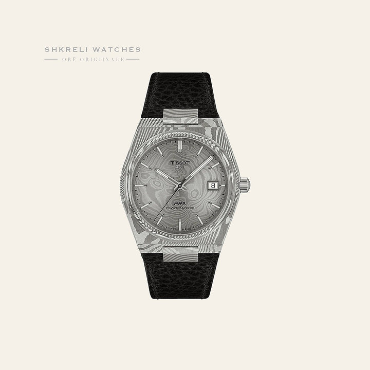 Tissot PRX Damascus Steel