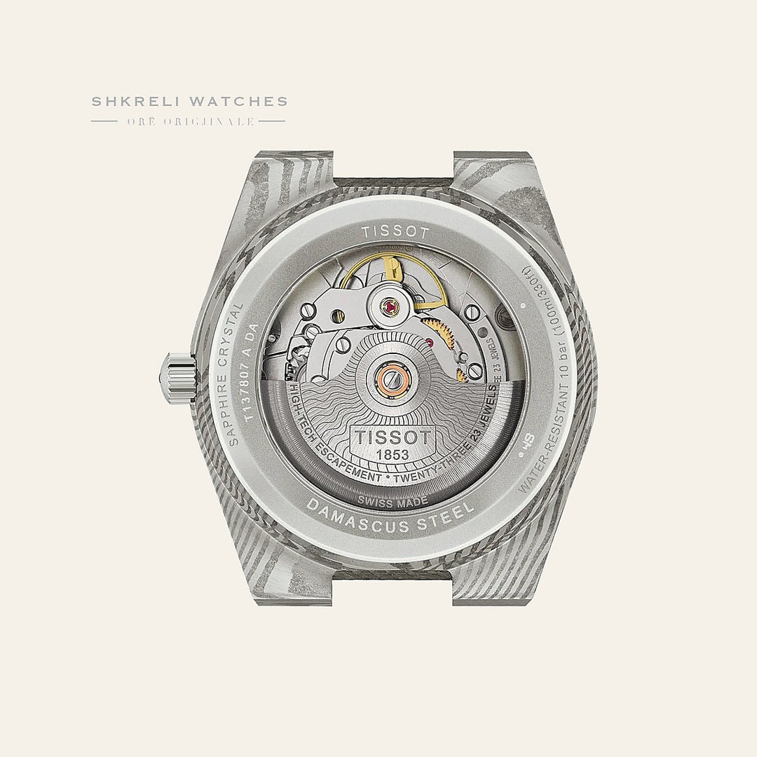 Tissot PRX Damascus Steel