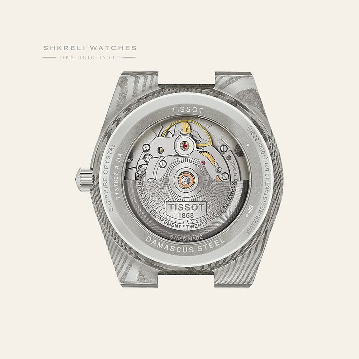 Tissot PRX Damascus Steel