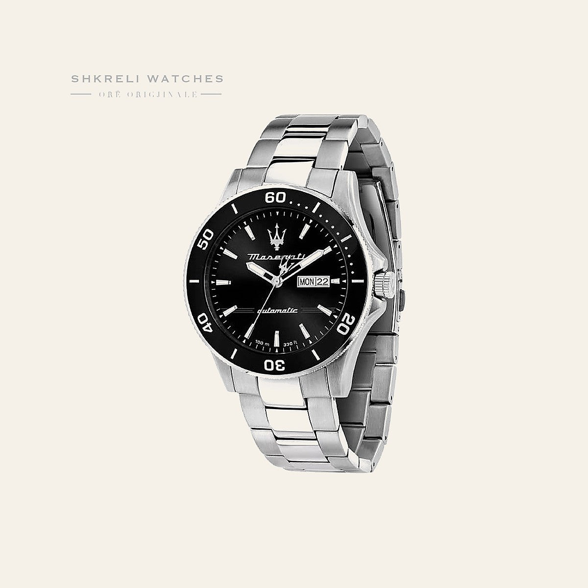Maserati Klasike — E zezë — Maserati | Shkreli Watches