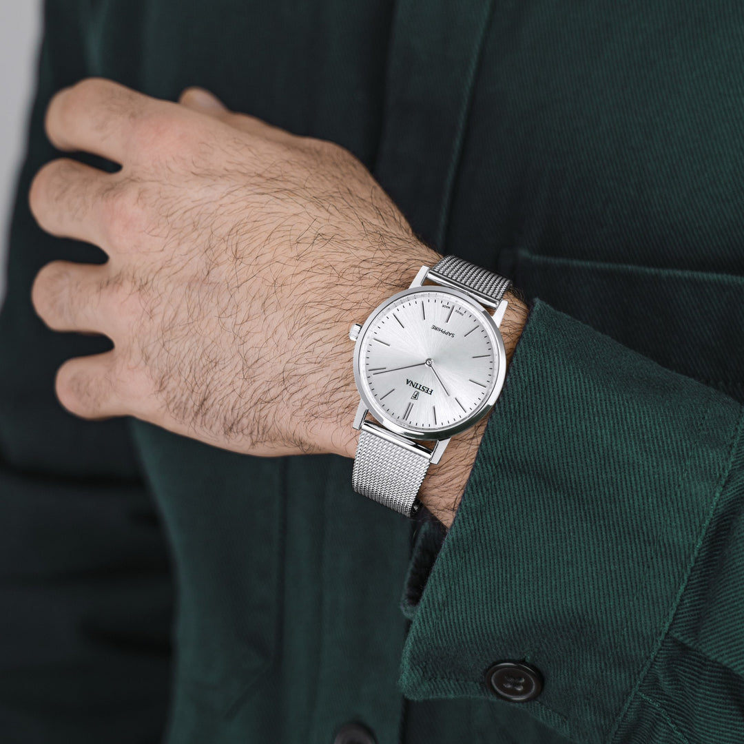Festina Klasike — Gri — pamja 3 | Shkreli Watches