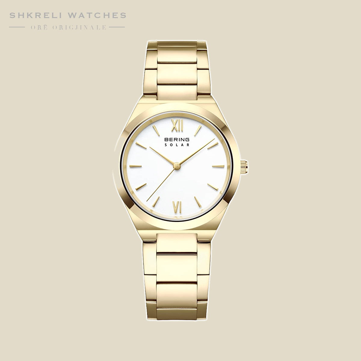 Bering Solar për Femra — Bezhë — Bering | Shkreli Watches