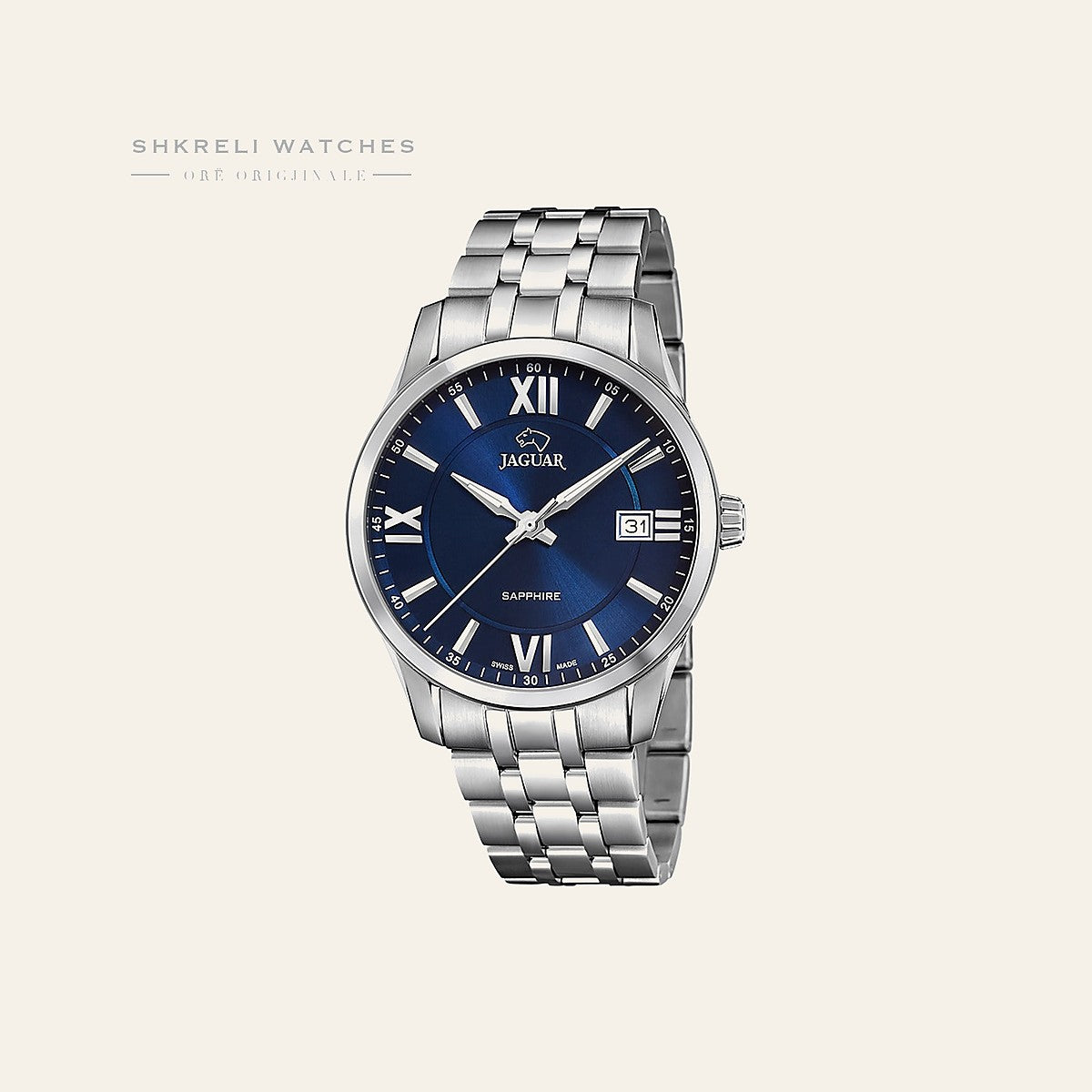 Jaguar Klasike — Blu e errët — pamja 2 | Shkreli Watches