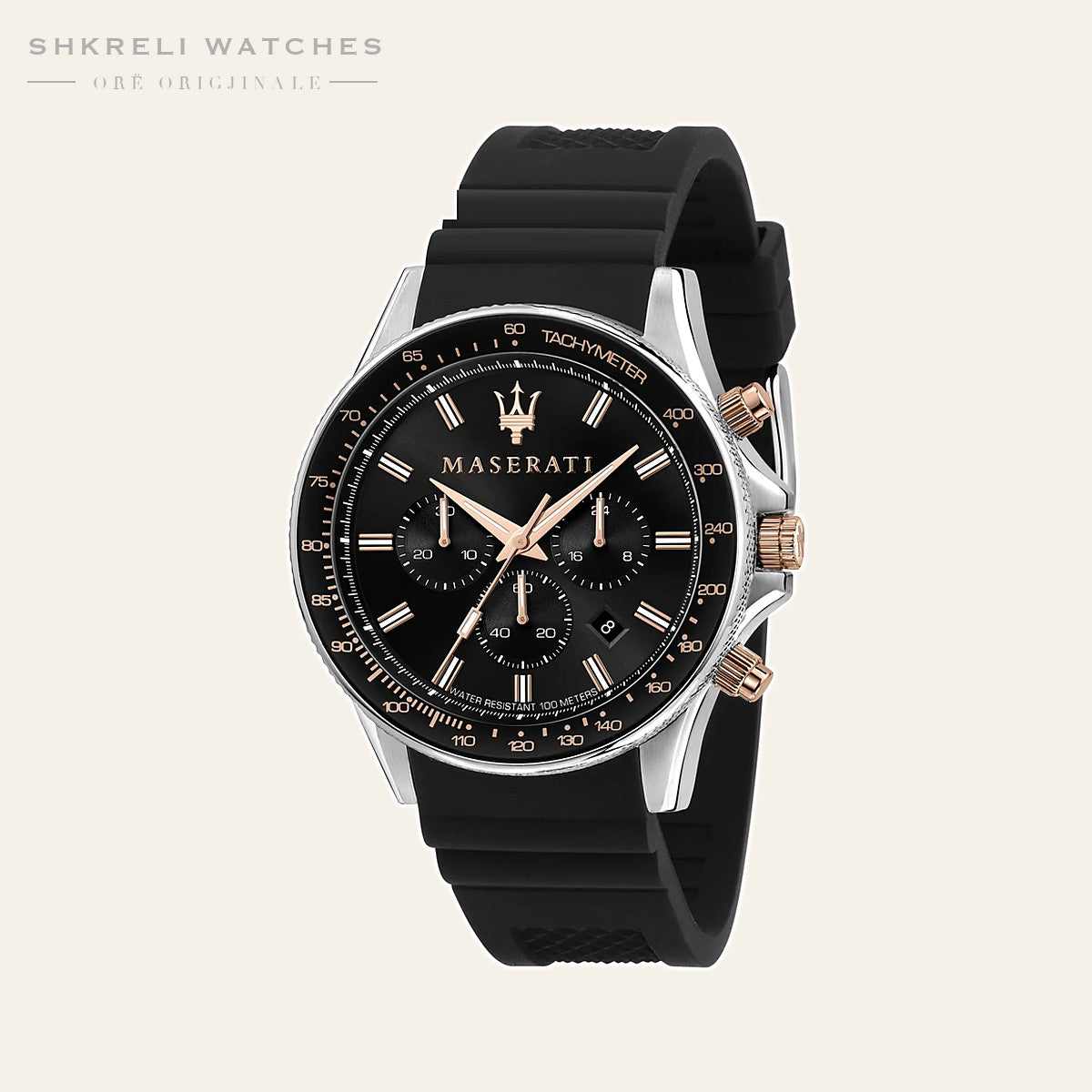 Maserati Klasike për Meshkuj — E zezë — pamja 3 | Shkreli Watches