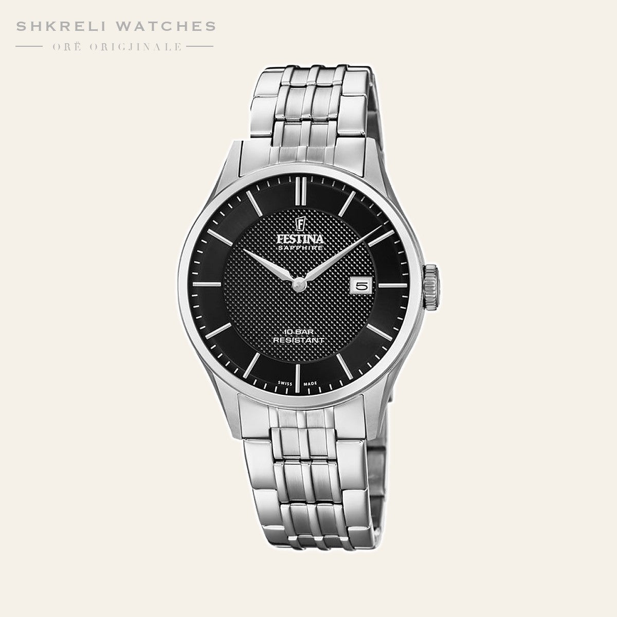 Festina Klasike — Kafe e errët — pamja 7 | Shkreli Watches