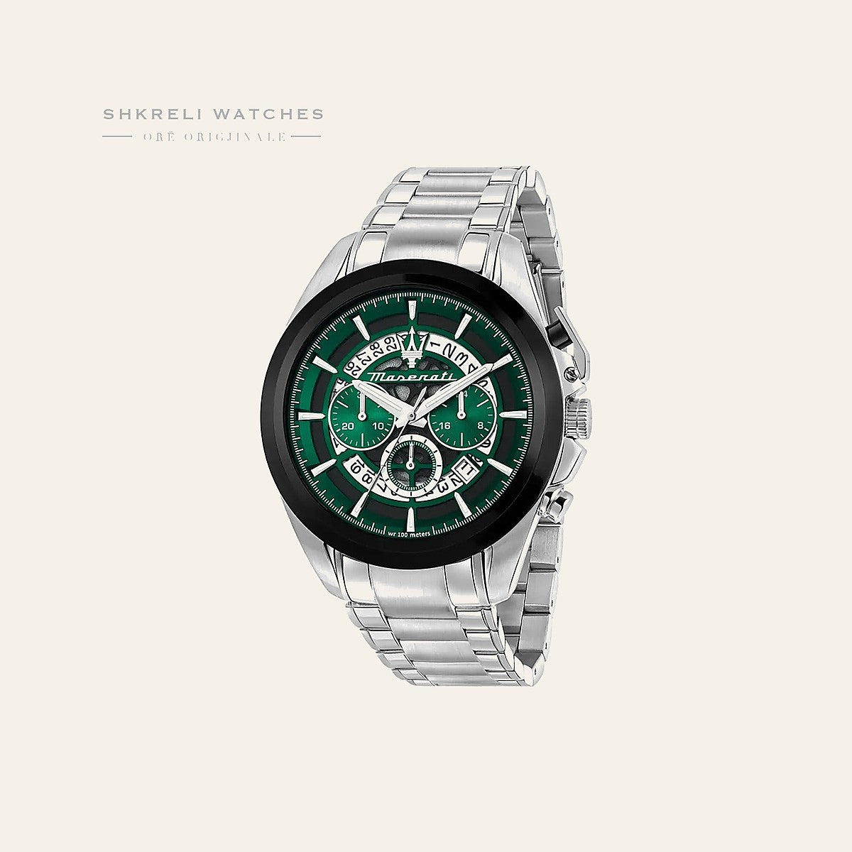 Maserati Klasike për Meshkuj — Jeshile e errët — Maserati | Shkreli Watches