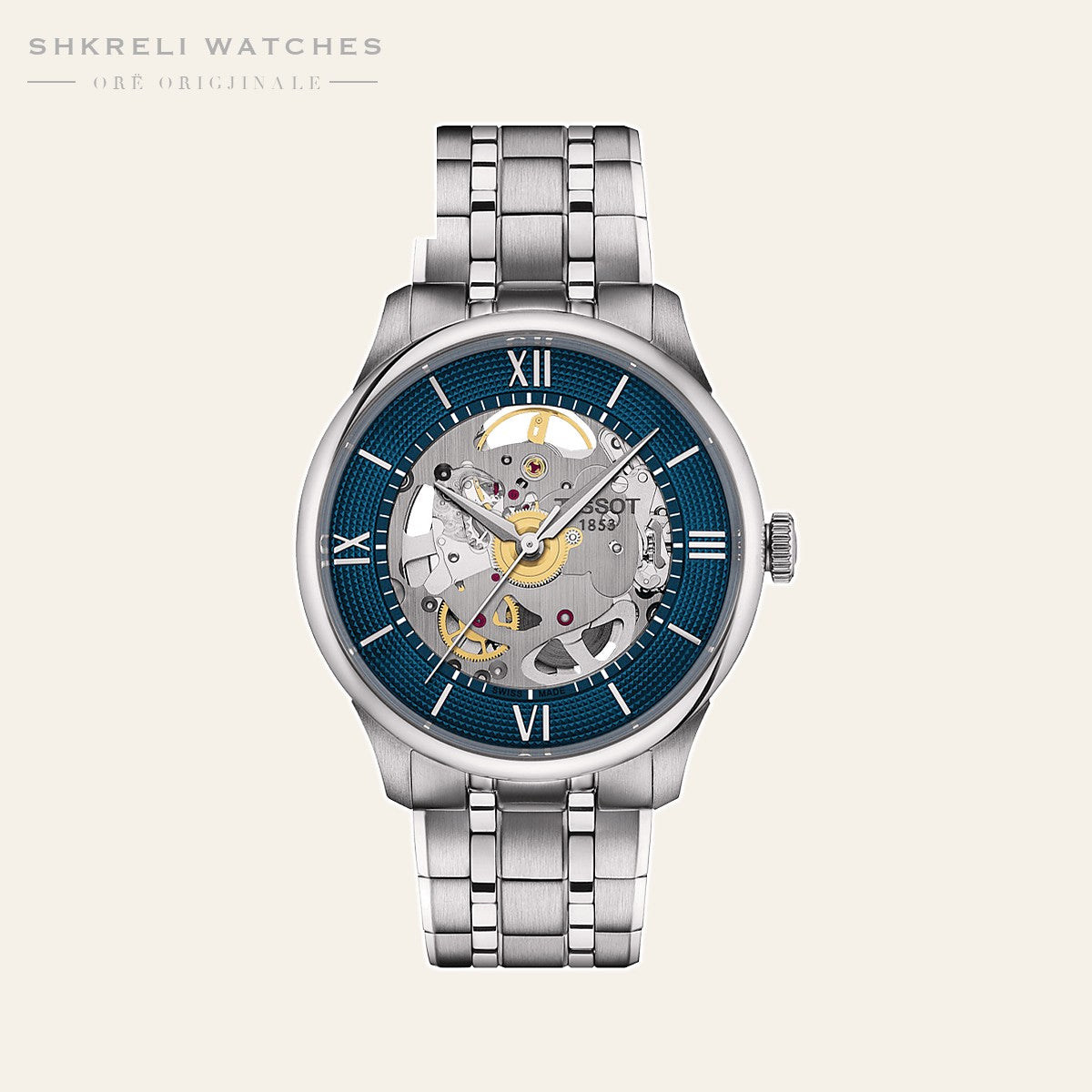 Tissot Chemin Des Tourelles Skeleton — pamja 3 | Shkreli Watches