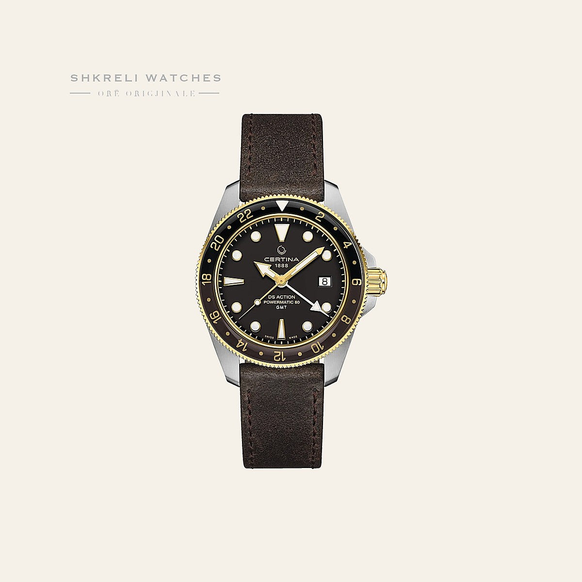 Certina DS Action GMT Powermatic 80 — Certina | Shkreli Watches