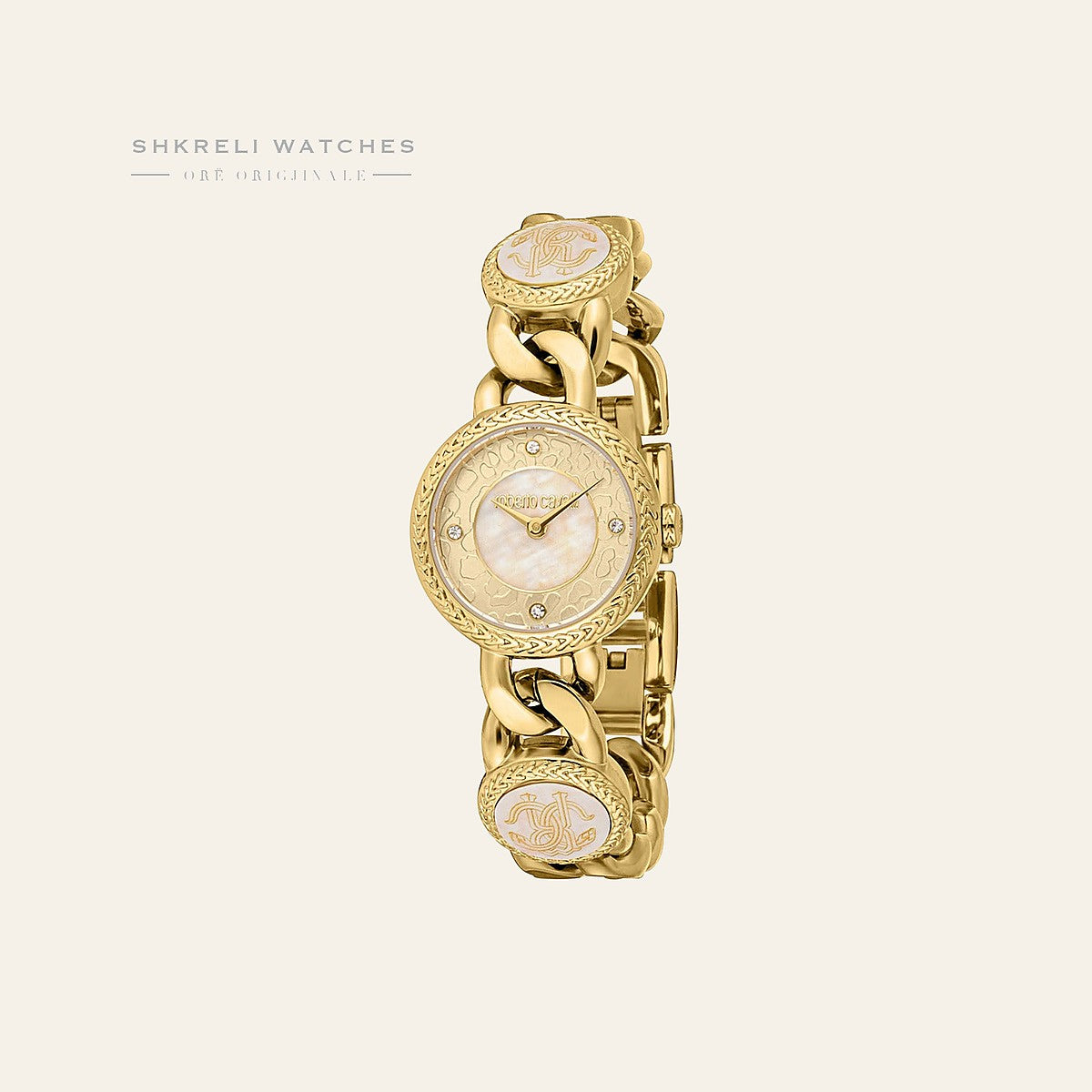 Roberto Cavalli Klasike për Femra — Bezhë — Roberto Cavalli | Shkreli Watches