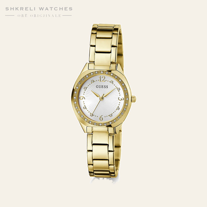Guess Gold Tone Analog