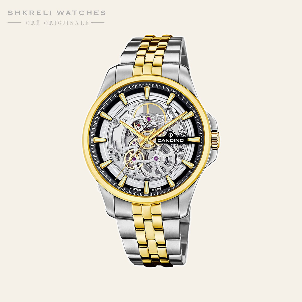 Candino Swiss Black Automatic — pamja 2 | Shkreli Watches