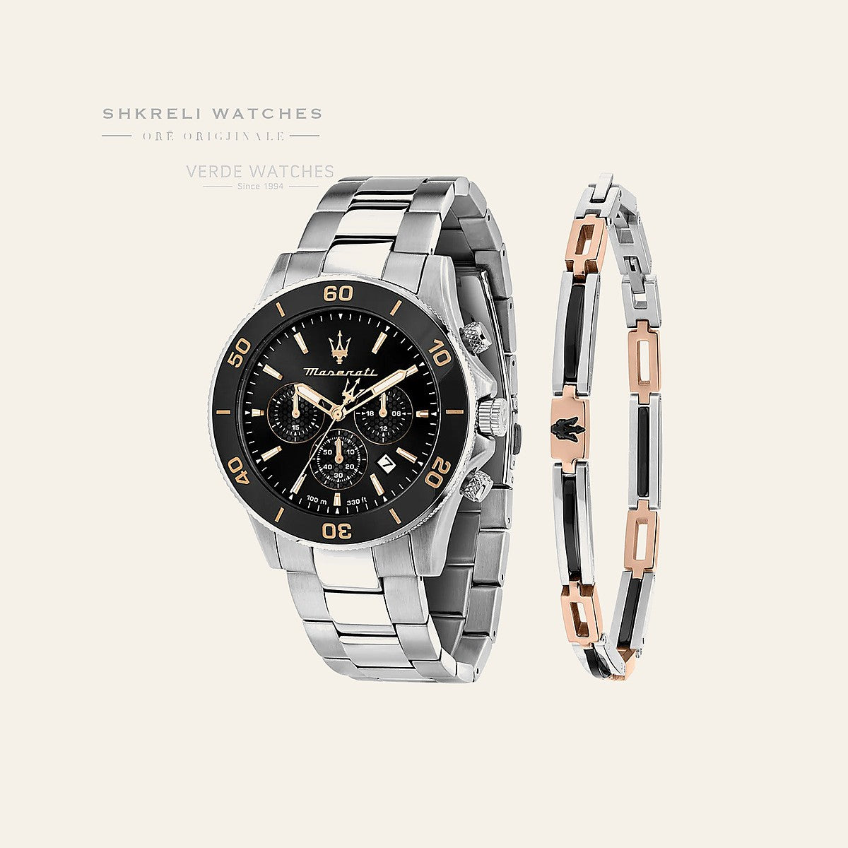 Maserati Klasike — Kafe — Maserati | Shkreli Watches