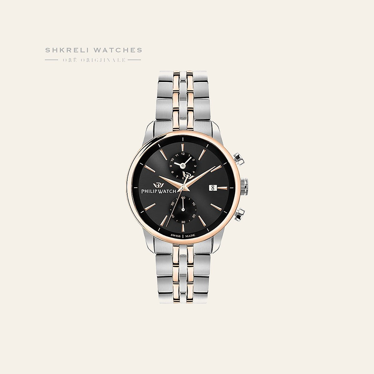 Philip Watch Klasike — Kafe e errët — Philip Watch | Shkreli Watches