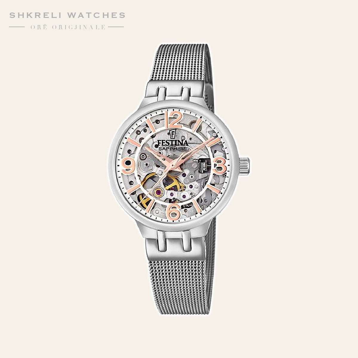 Festina Klasike — Bezhë — pamja 6 | Shkreli Watches