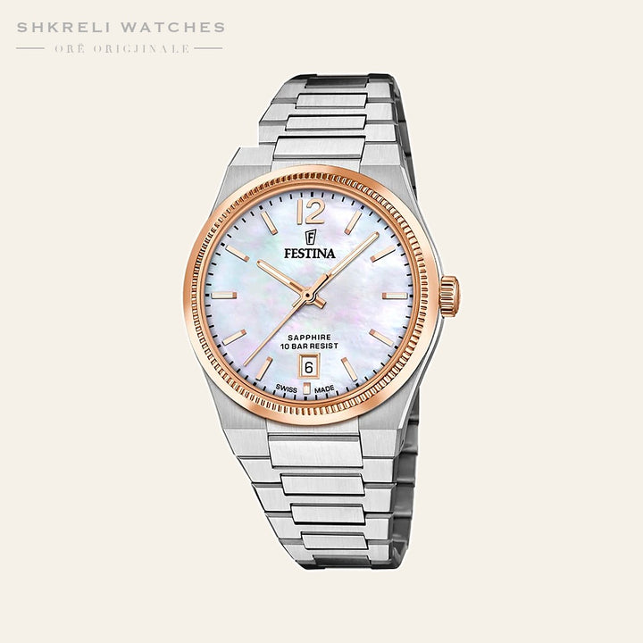 Festina Swiss Made Rivé Quartz (35mm) Mother of Pearl Dial