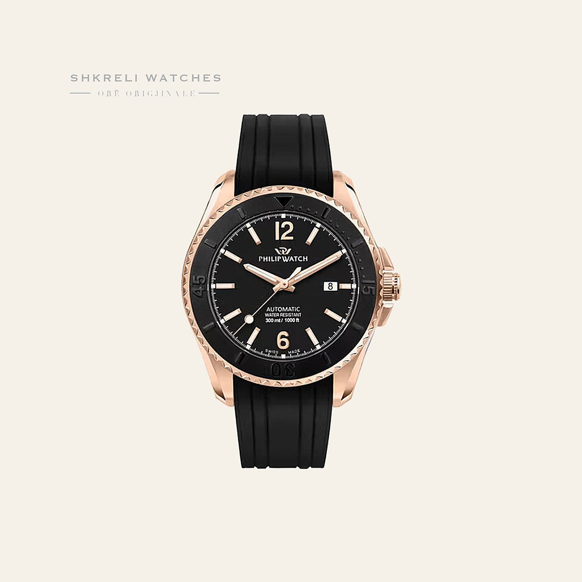 Philip Watch Klasike — E zezë — Philip Watch | Shkreli Watches
